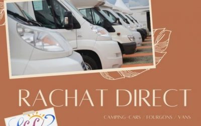 RACHAT DIRECT CAMPING-CARS, FOURGONS.